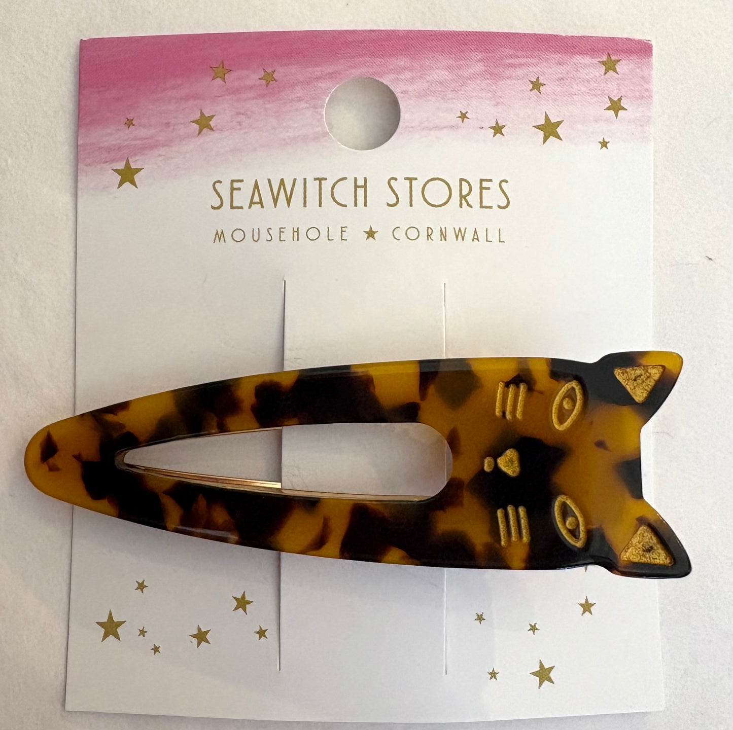 Tortoise Shell Hair Pins & Cat Hair Slides