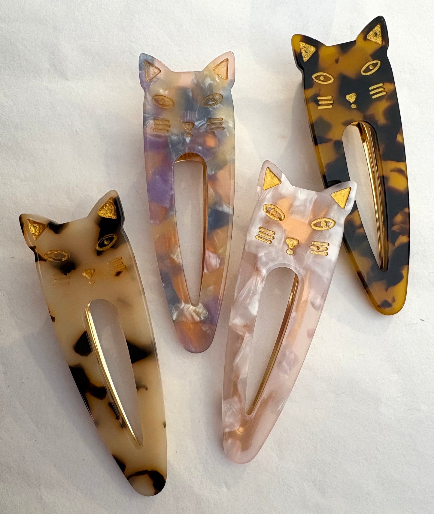 Tortoise Shell Hair Slides