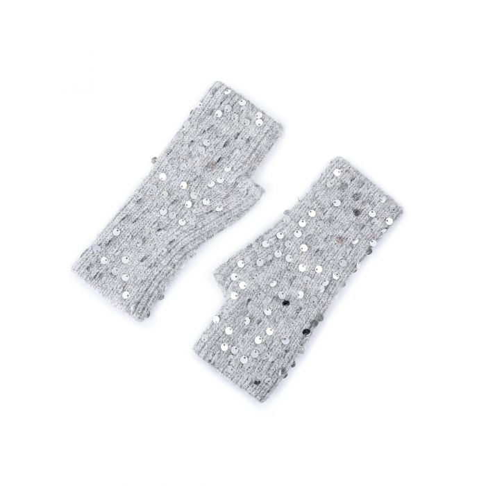 Sequin Fingerless Gloves