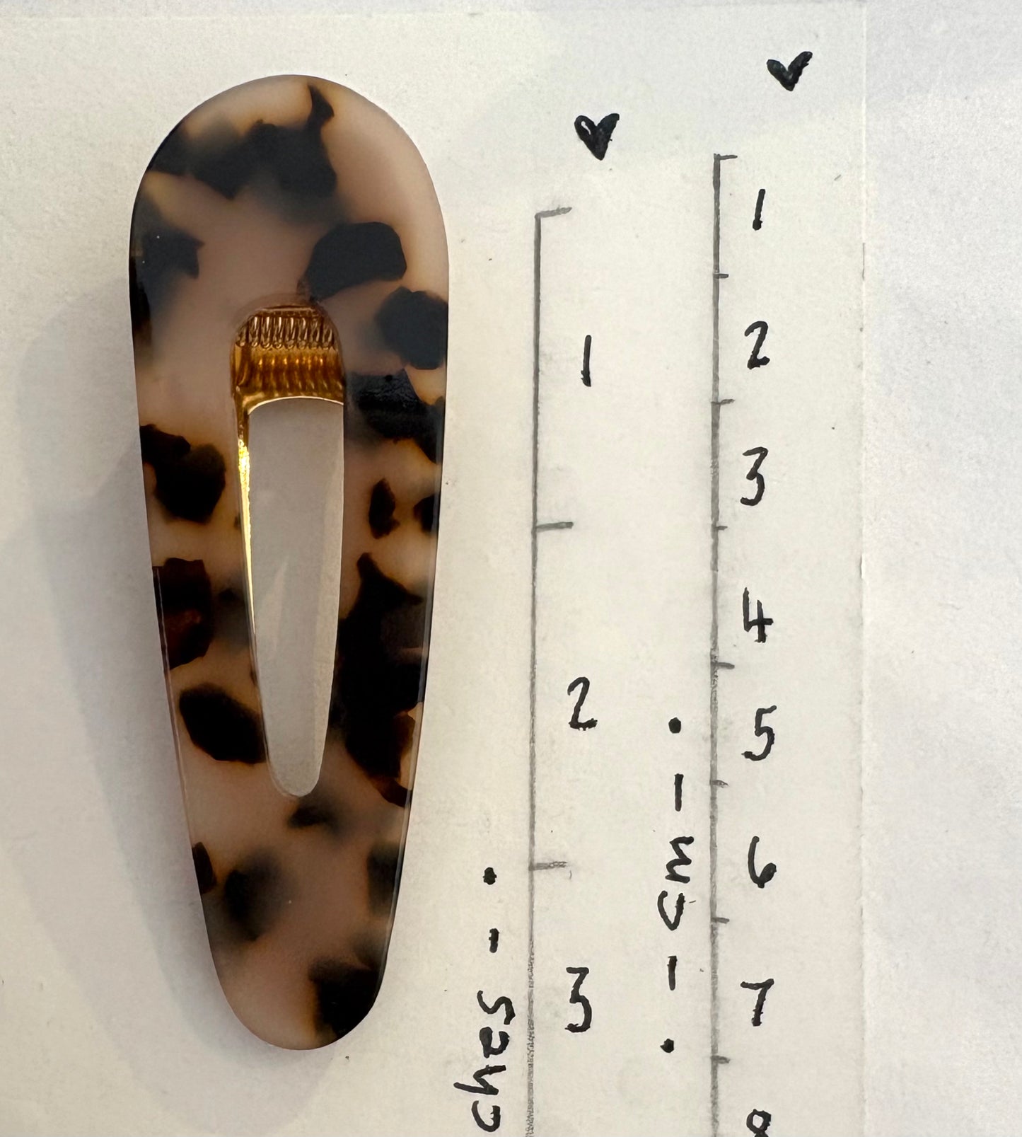 Tortoise Shell Hair Slides