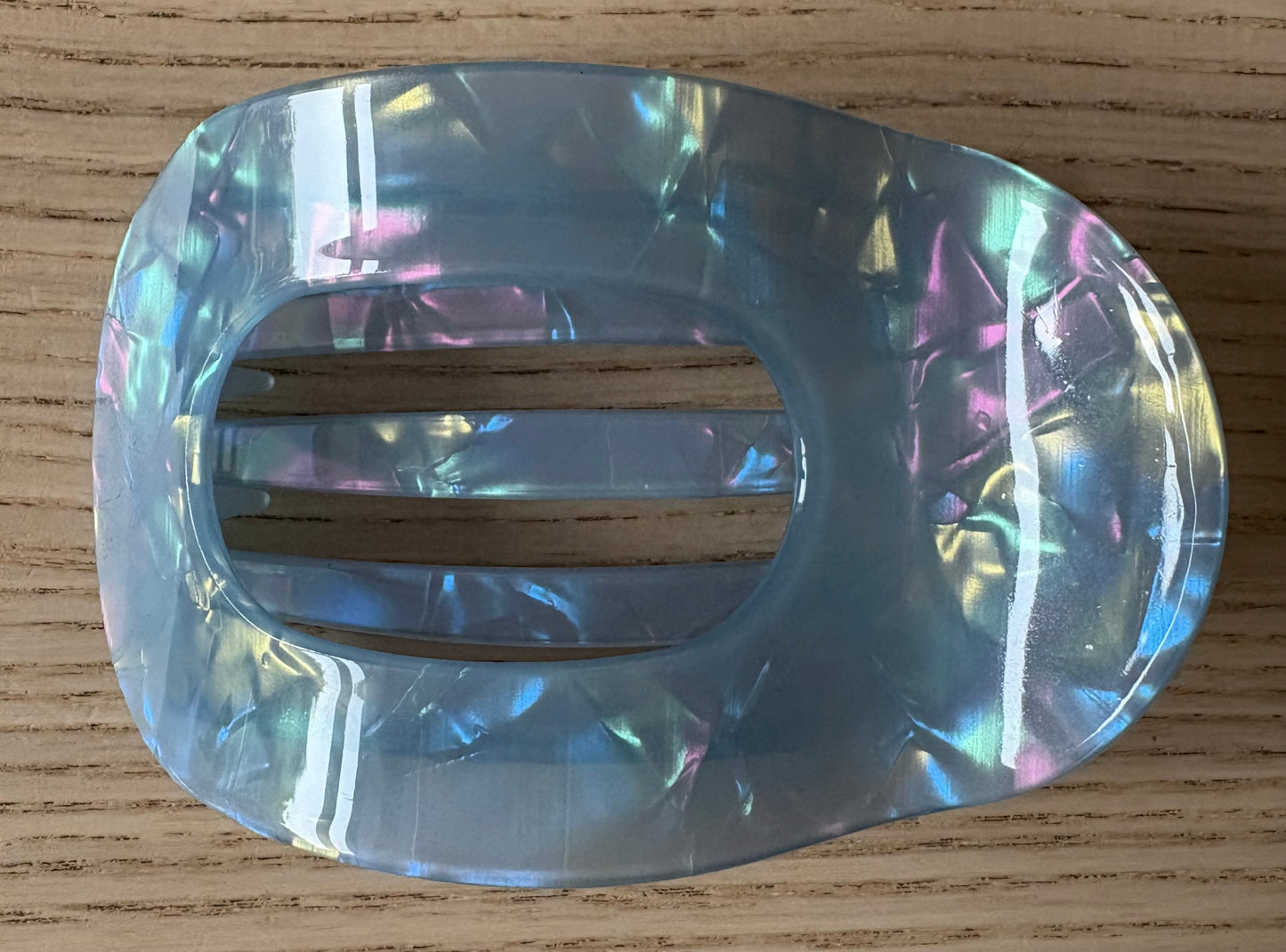 Oval Flat Hair Claw