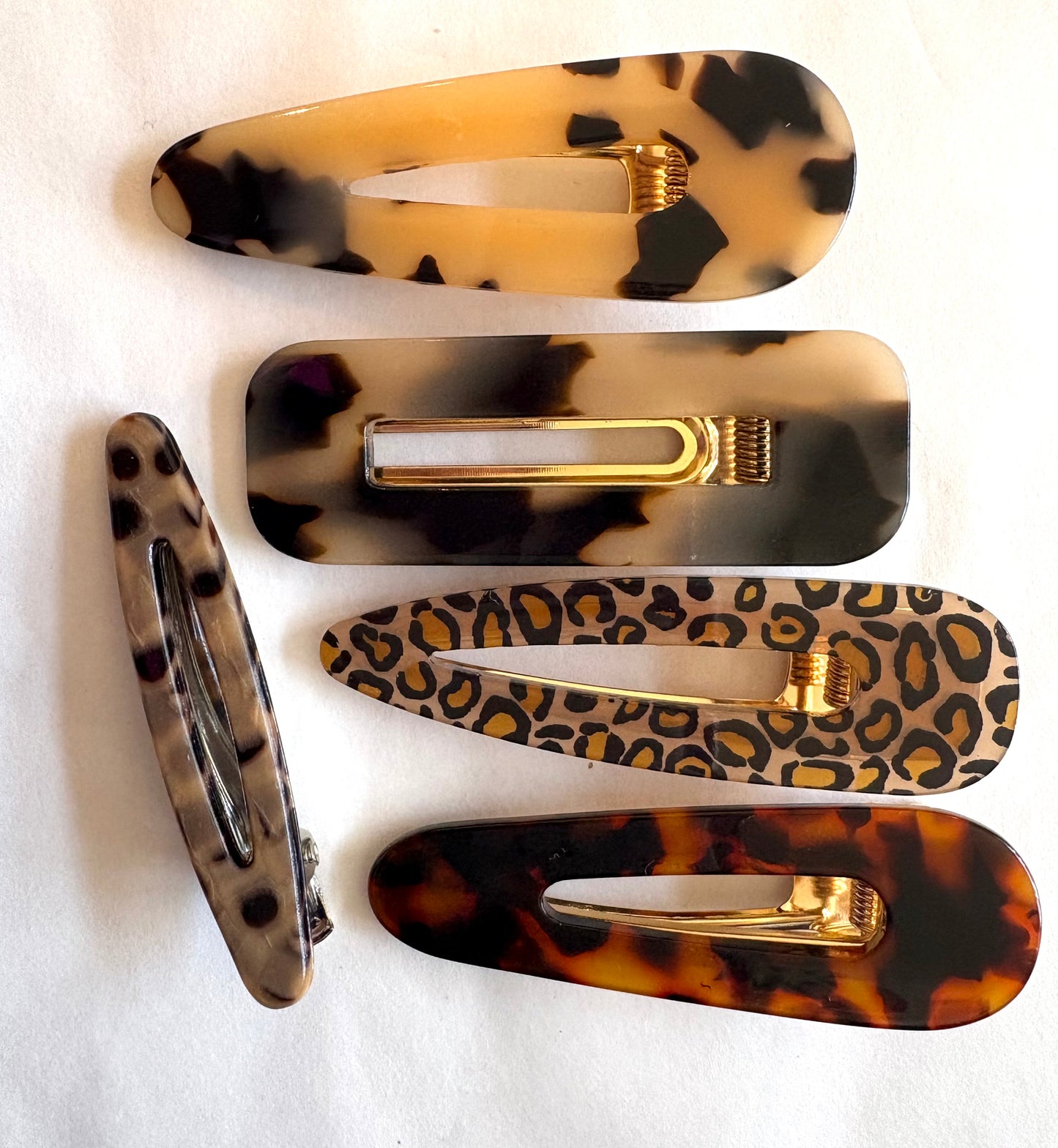 Tortoise Shell Hair Slides
