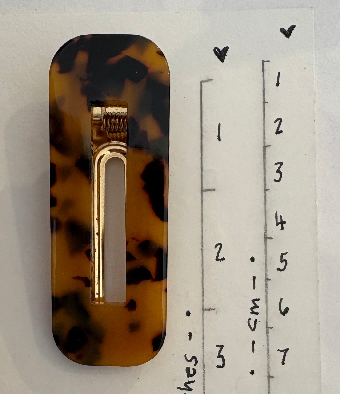 Tortoise Shell Hair Slides
