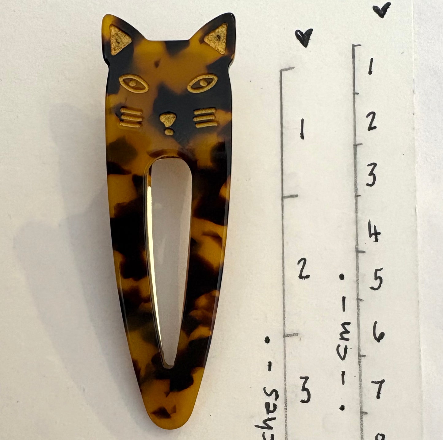Tortoise Shell Hair Slides