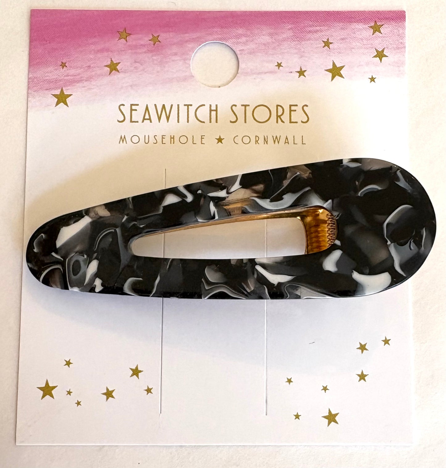 Water Drop Acetate Hair Slides