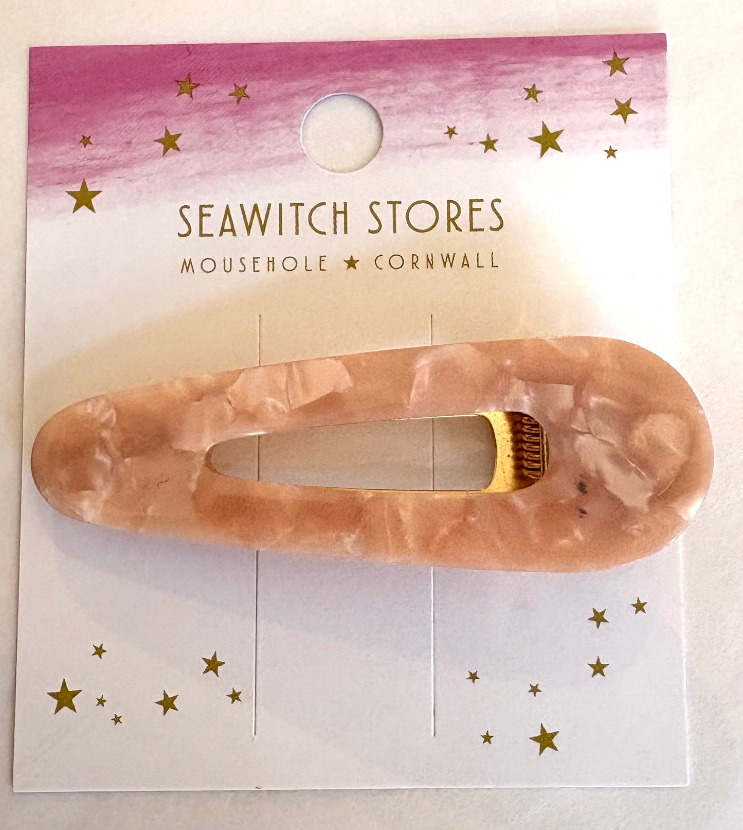 Water Drop Acetate Hair Slides