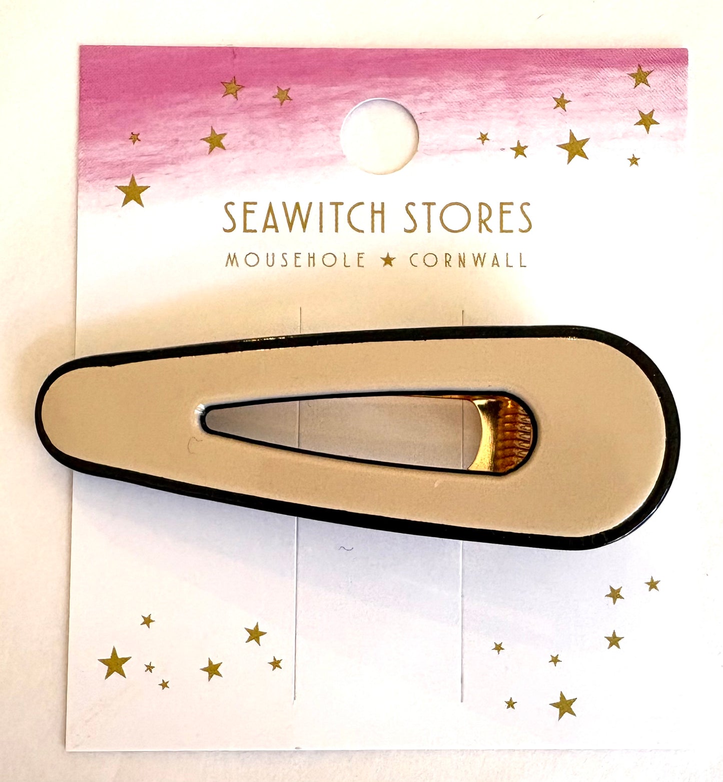 Water Drop Acetate Hair Slides