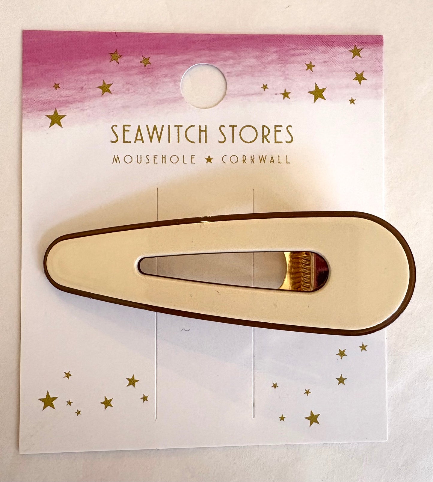 Water Drop Acetate Hair Slides