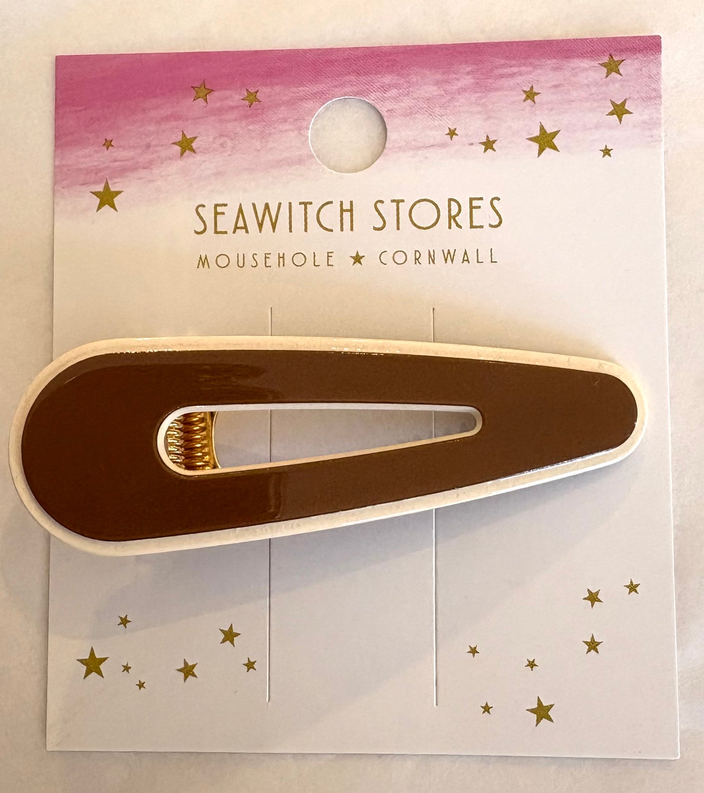 Water Drop Acetate Hair Slides