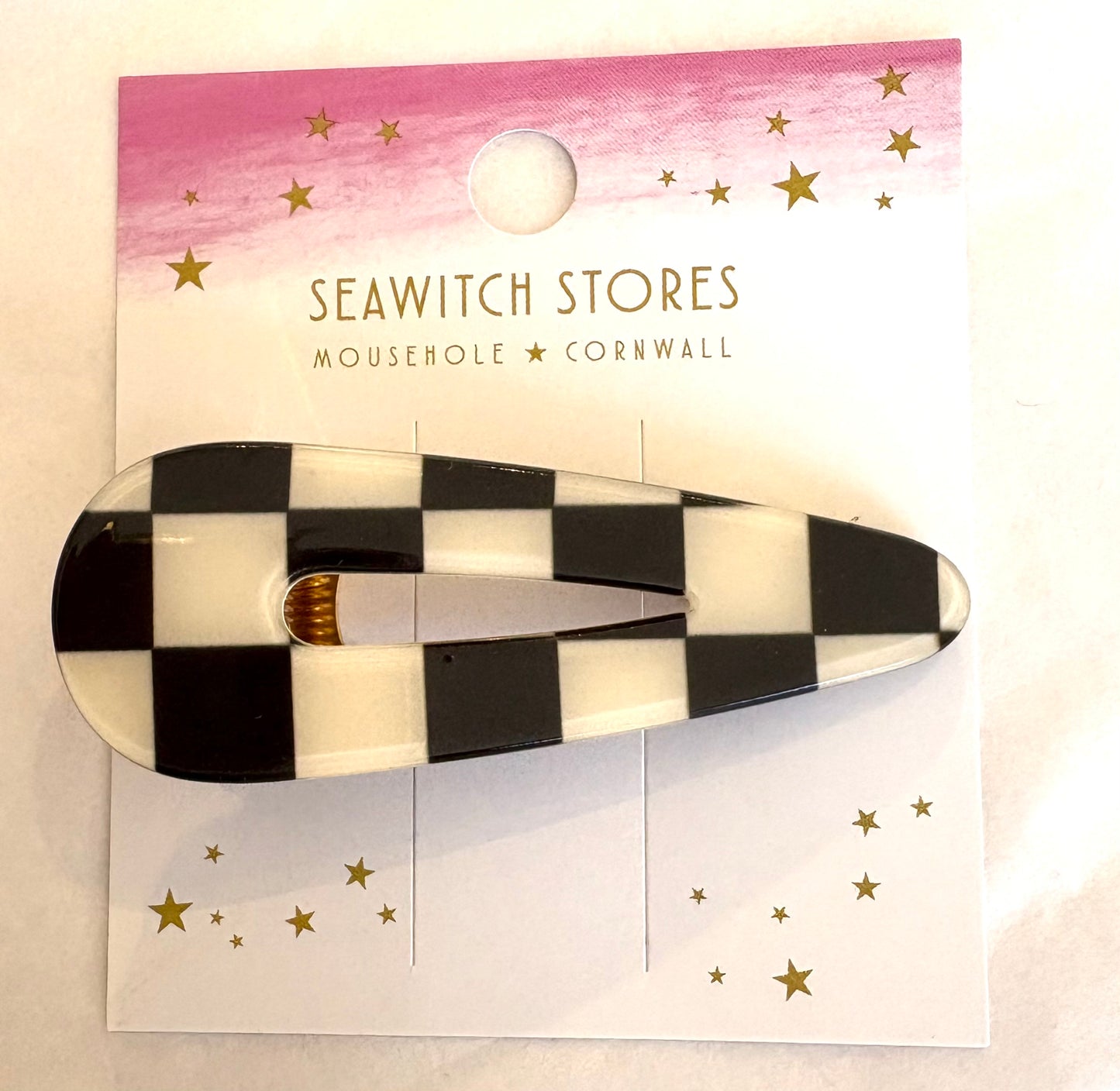 Water Drop Acetate Hair Slides