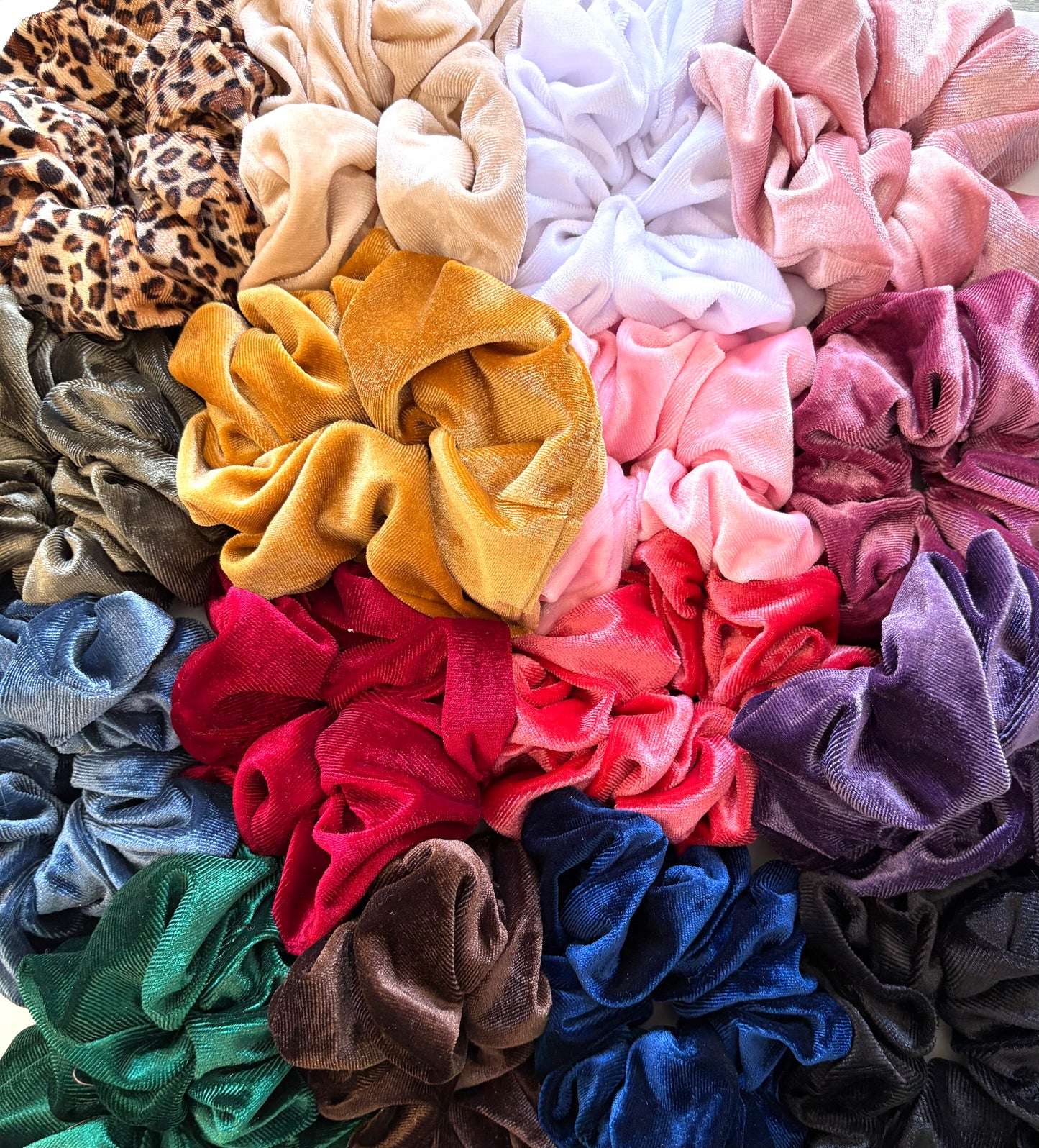 Velvet Scrunchies - large