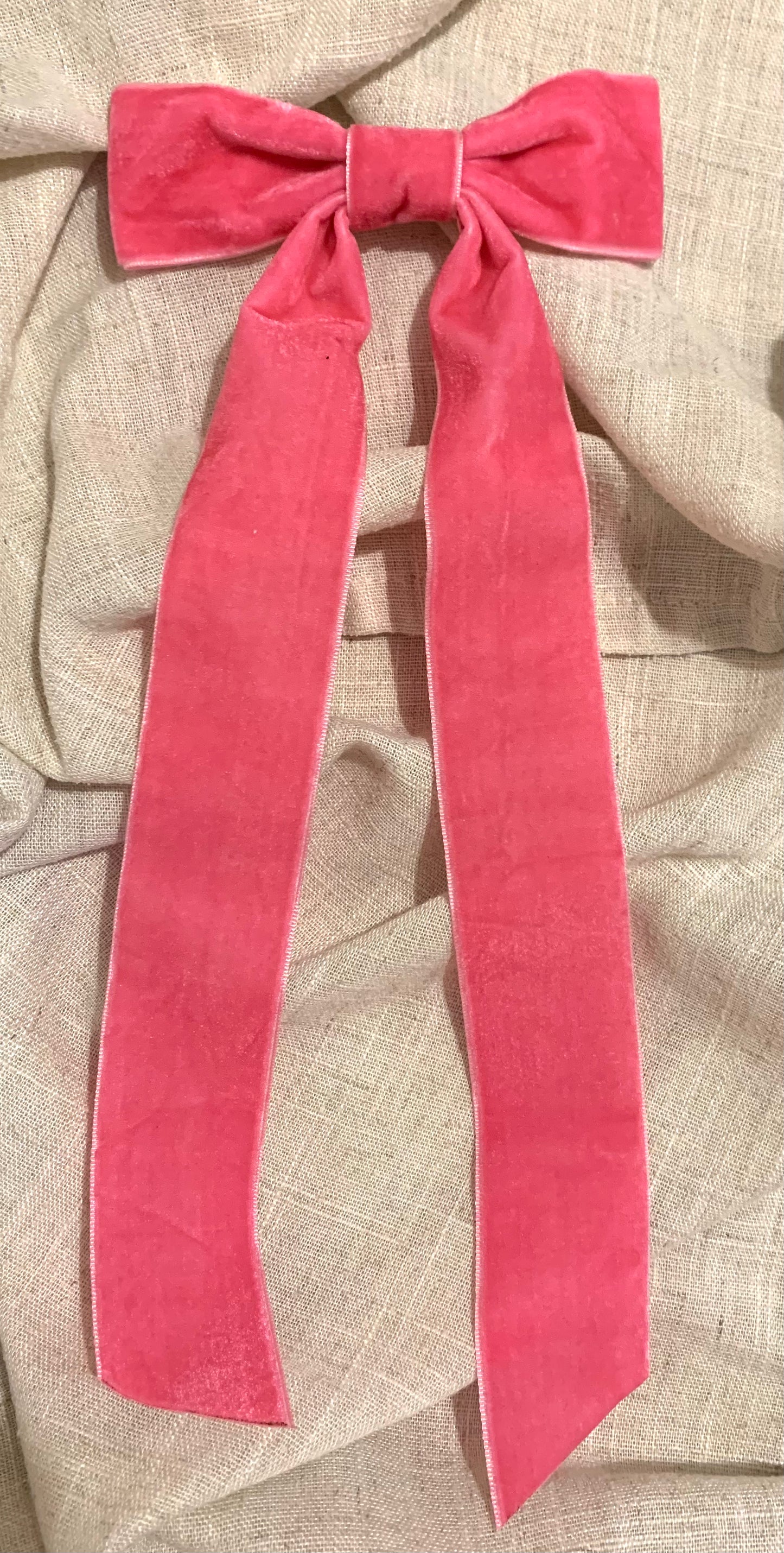 Ribbon Hair Slide - Velvet