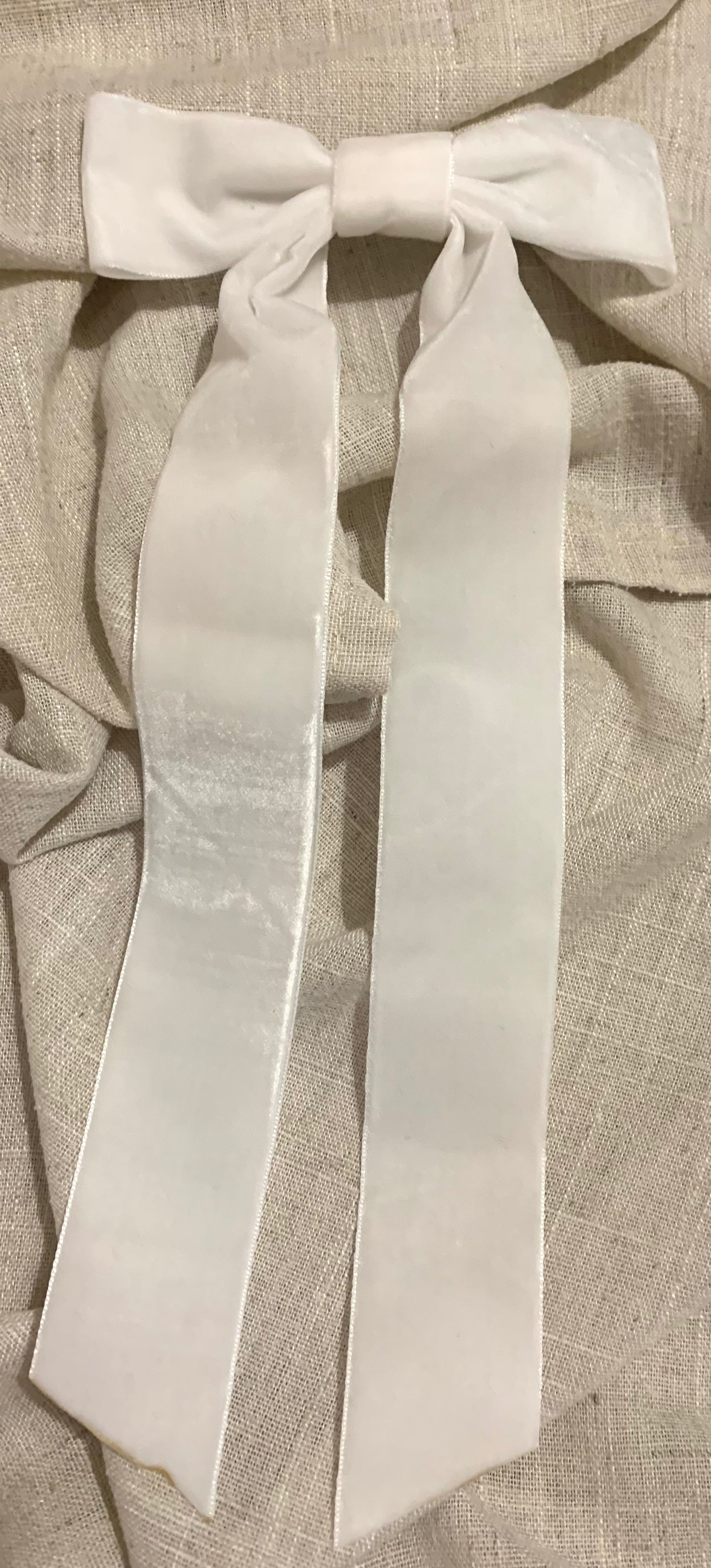 Ribbon Hair Slide - Velvet