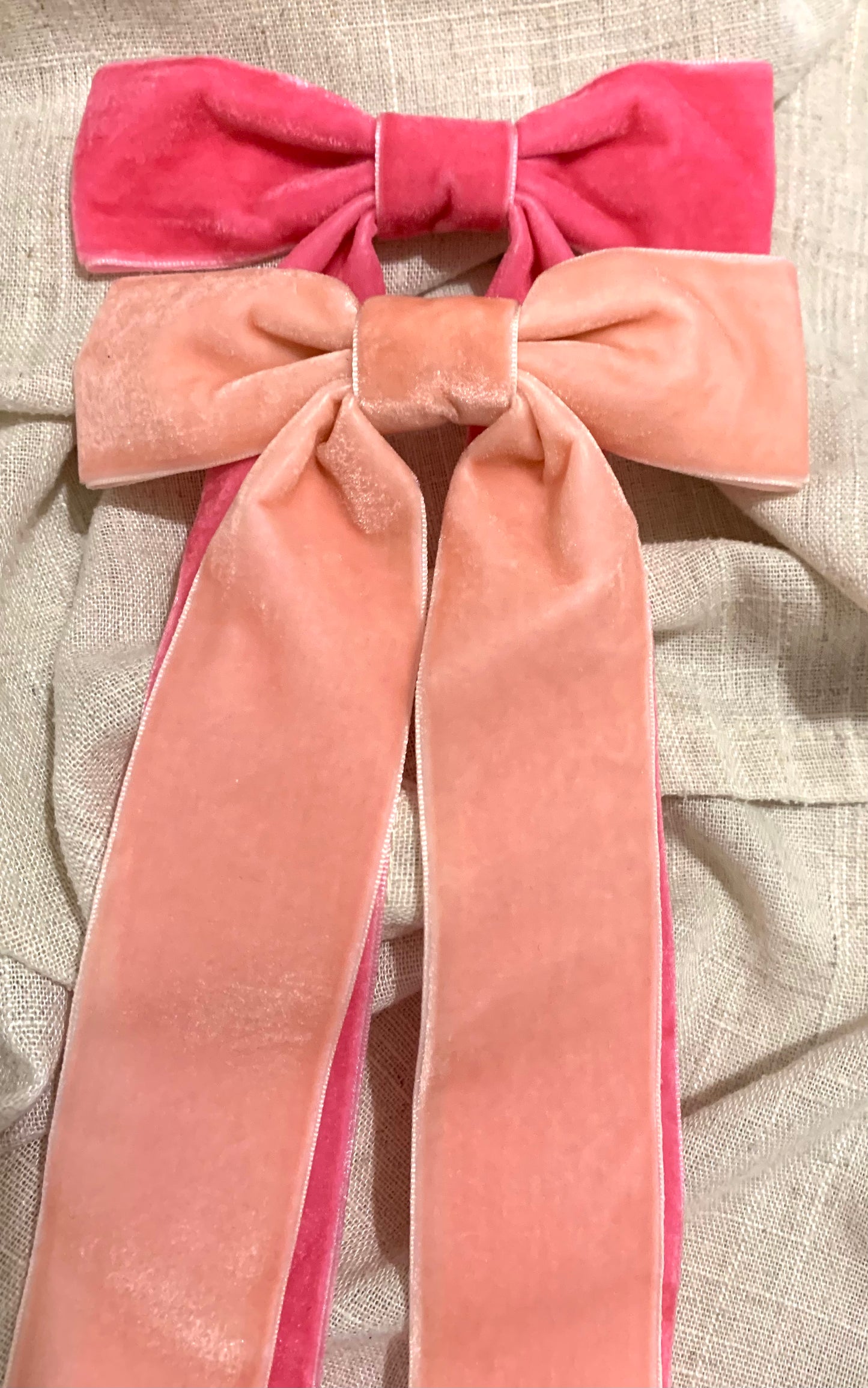 Ribbon Hair Slide - Velvet