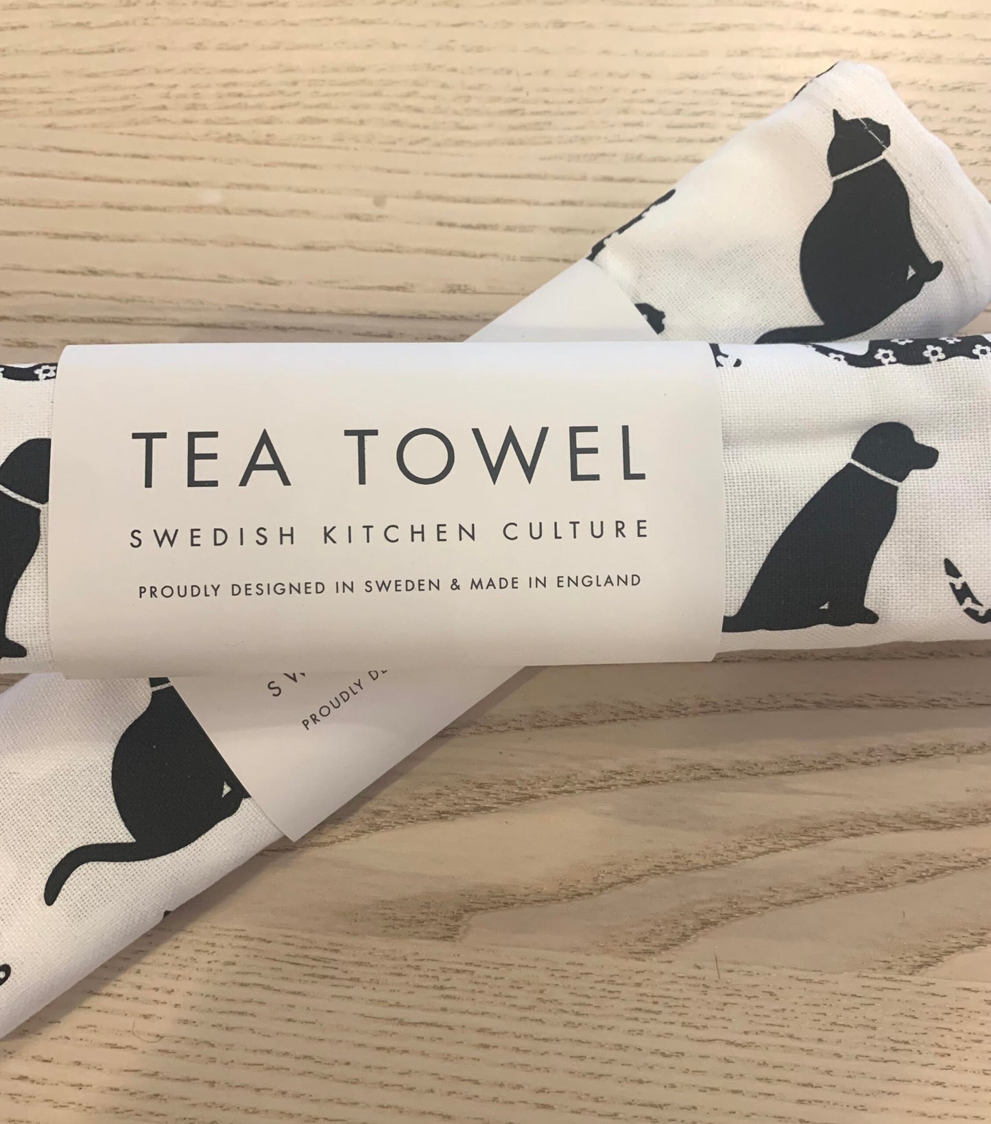 Tea Towel – Black Cats £12.50 Black Cat Tea Towel - beautiful quality Cotton, machine washable & made in the UK Comes with a hanging loop size 48cm x 76cm cat lover. perfect gift. Cornwall. Mousehole cat. Mousehole. Seawitch Stores. pussycat. witches cat. shop small. country living.tabby,