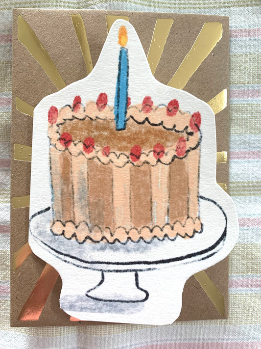 Chocolate Cake Card