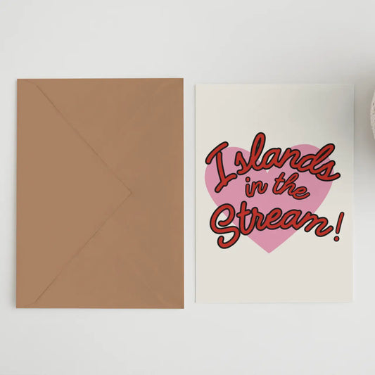 Islands in the Stream - Dolly Parton Inspired Card