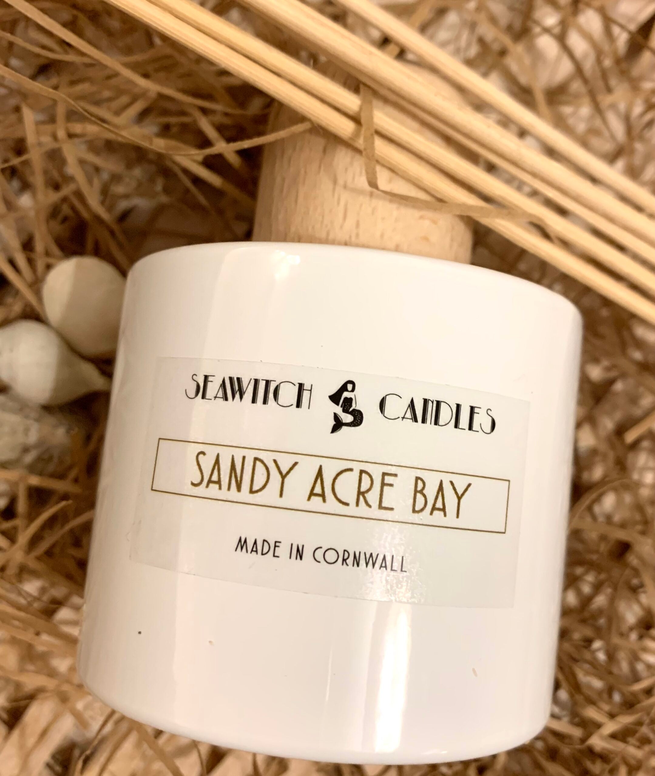 Sandy Acre Bay Scented Diffuser - handmade in Cornwall – Seawitch Stores