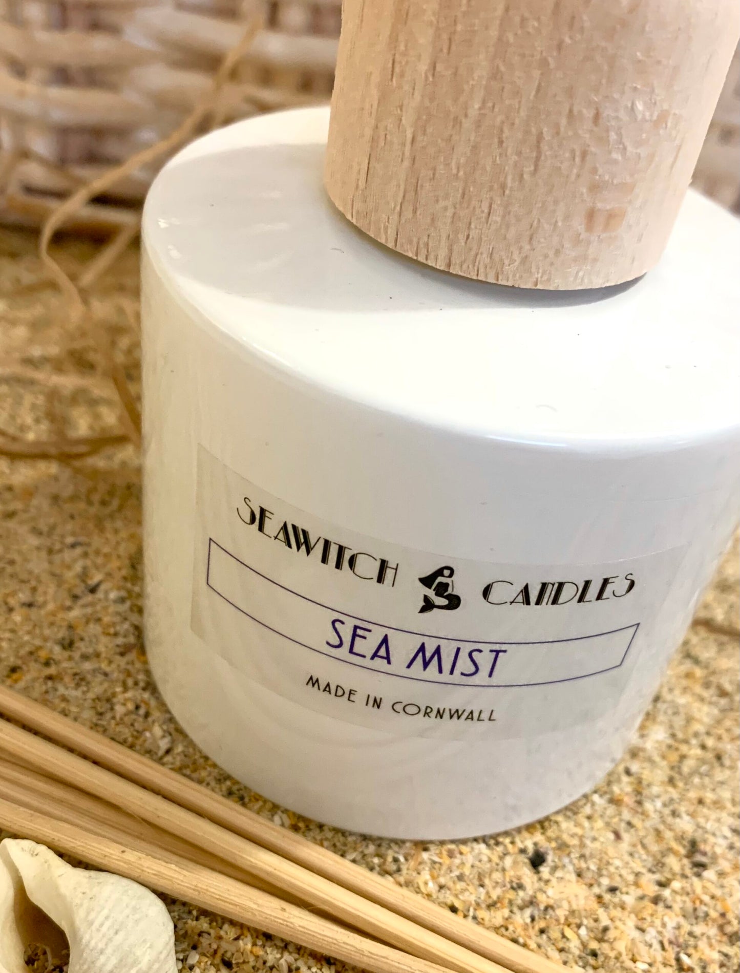 Sea Mist Scented Diffuser - handmade  in Cornwall