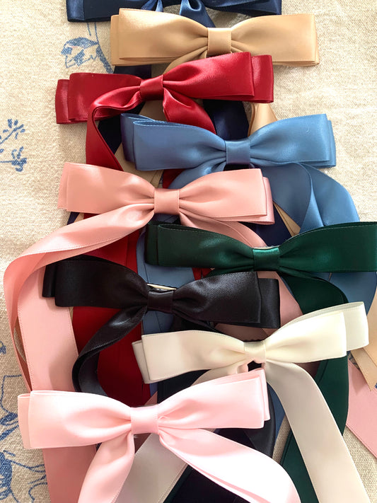 Ribbon Hair Slide - Silky