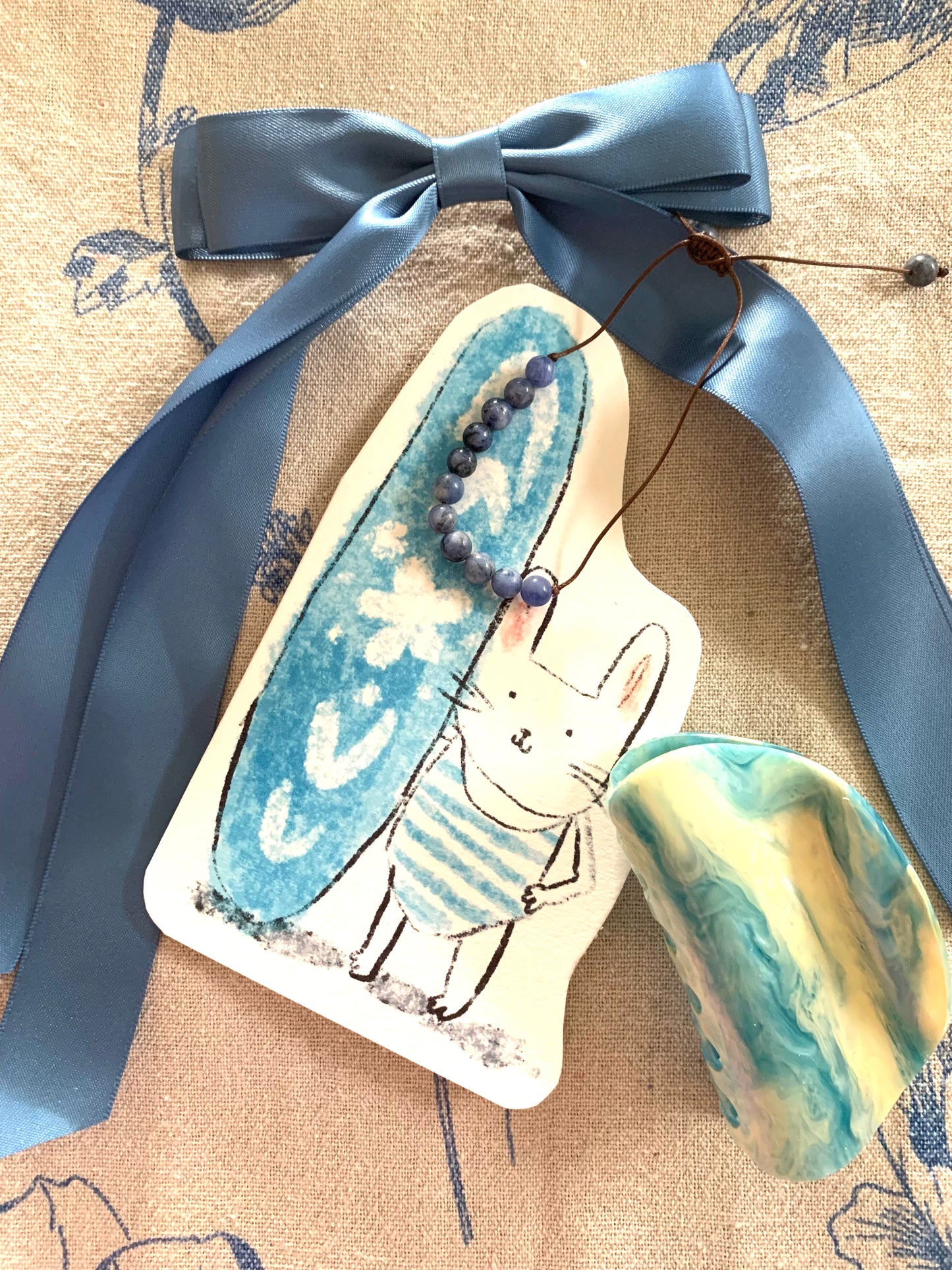 Surf Bunny Card